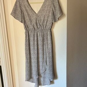 Sienna Sky Black and White High Low Dress